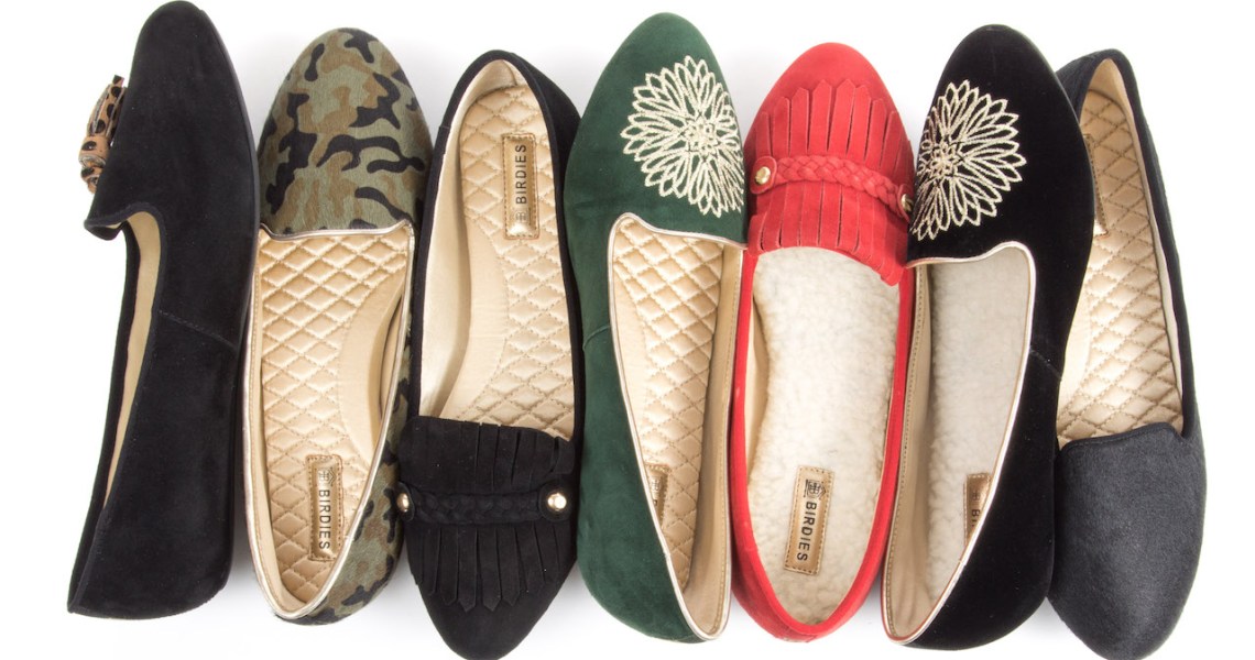 Photograph of Birdies shoes.