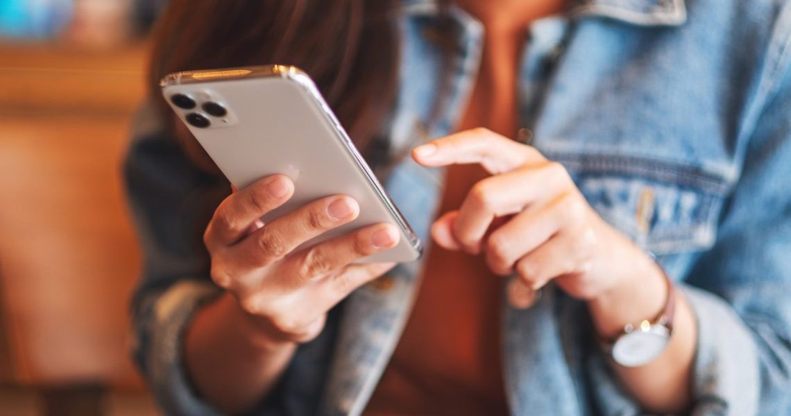 woman on phone