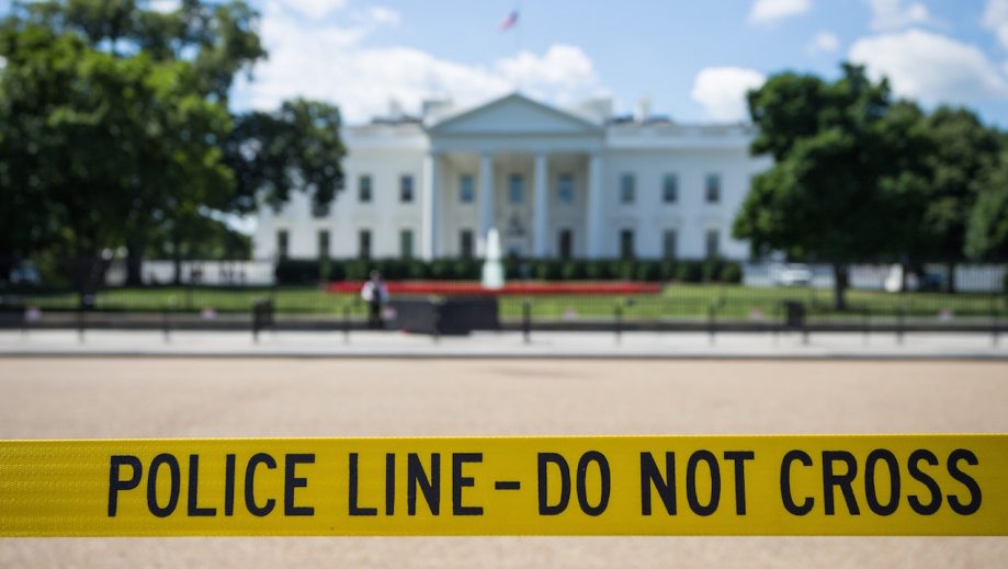 white house police tape