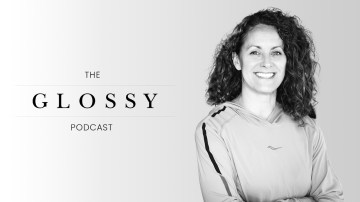 glossy podcast saucony