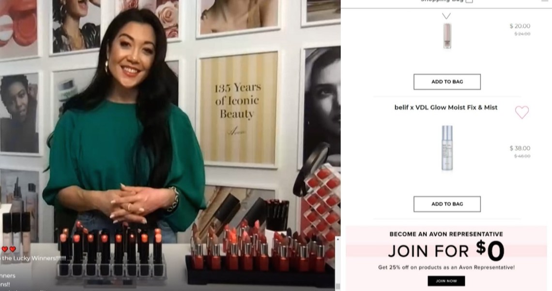 avon live shopping