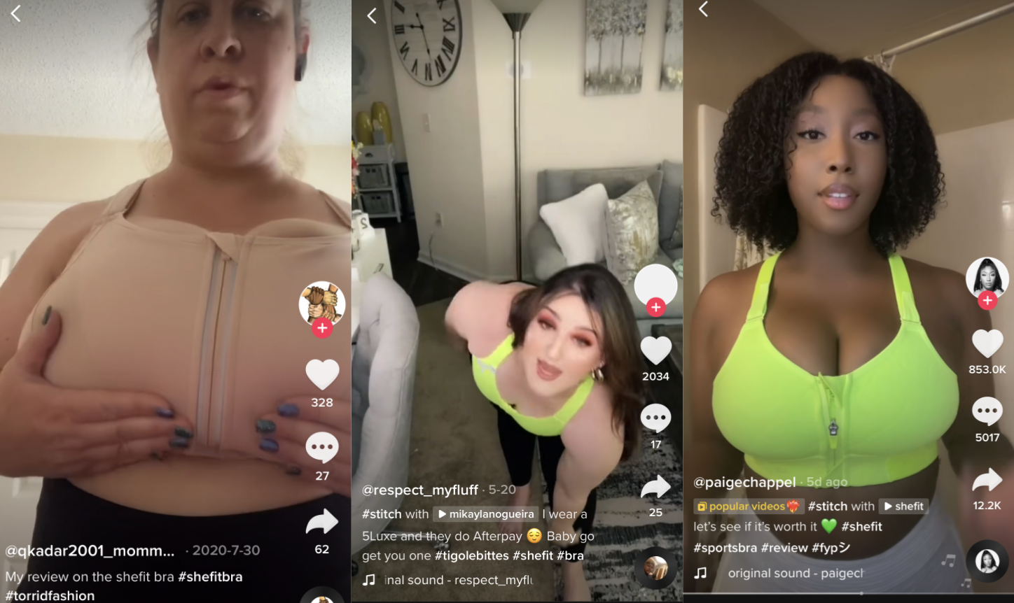 The Shefit sports bra is taking over TikTok