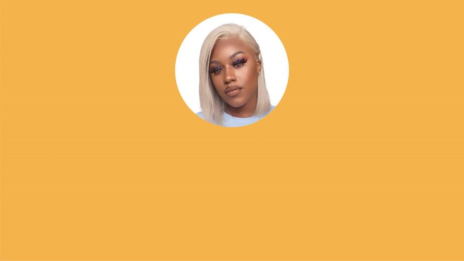 Sydnee McRae on yellow background