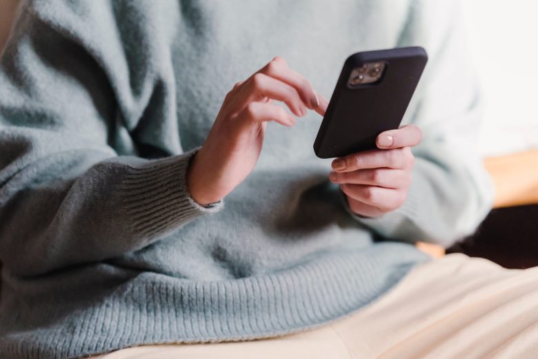 Person on phone