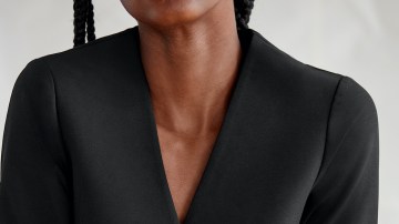 The header features a person's neckline.