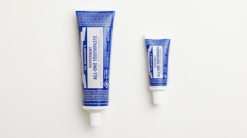 The header image shows two Dr. Bronner's products.