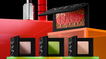 The header image features a lineup of Nars products.