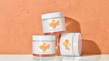 The header image shows three skincare products stacked.