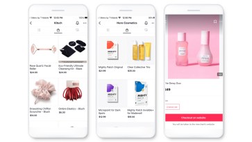 The lead image shows screenshots of TikTok shopping.