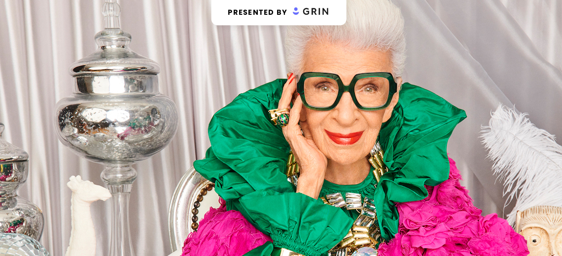 For her 100th birthday, fashion icon Iris Apfel aims to celebrate bold