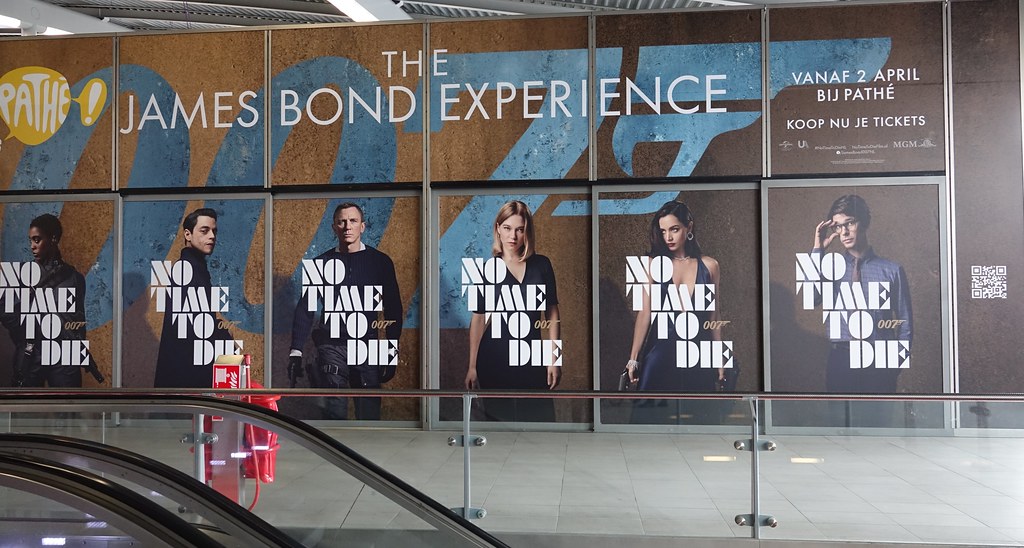 Promotional images for the James Bond 'No Time To Die' movie.
