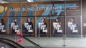 Promotional images for the James Bond 'No Time To Die' movie.