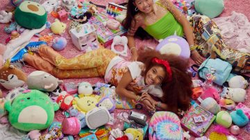 Promotional photograph of Claire's merchandise.