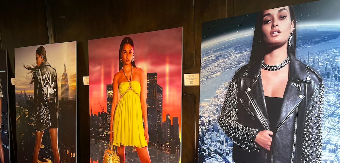 The lead image shows fashion photographs.