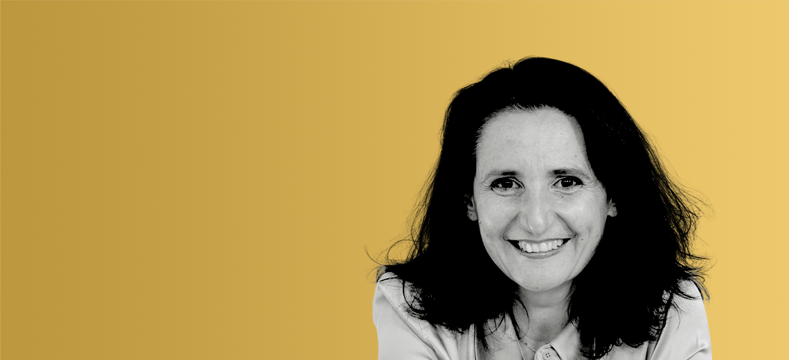 Photograph of Ilaria Resta, global president of the perfumery division at Firmenich.