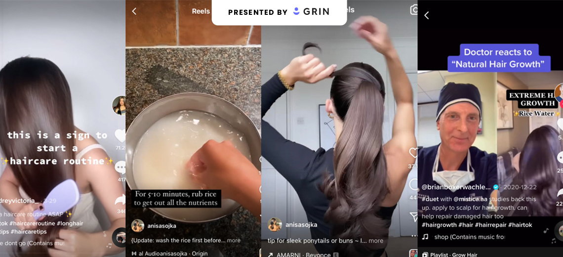 Hairfluencers are driving a rice water craze on Reels and TikTok