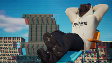 Screenshot from a Fortnite game in which they partnered with Balenciaga.