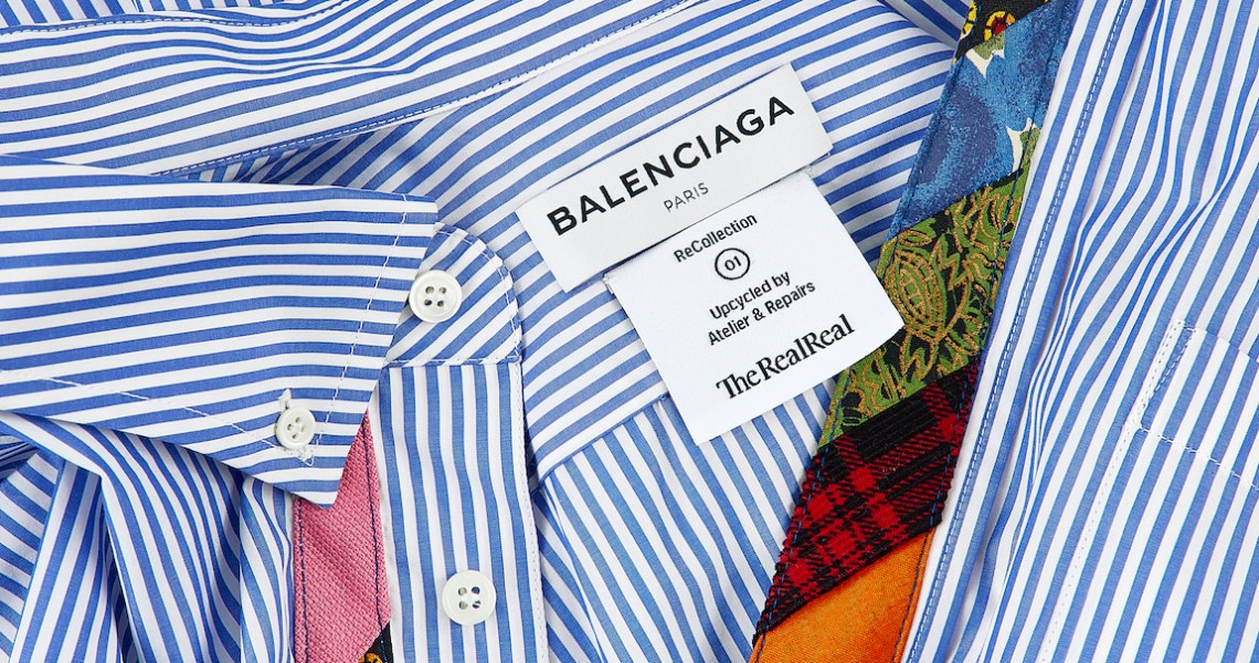 Photograph of a Balenciaga shirt from ReCollection.