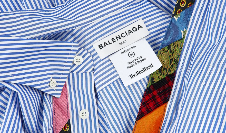 Photograph of a Balenciaga shirt from ReCollection.