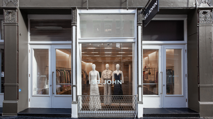 Photograph of a St. John storefront.