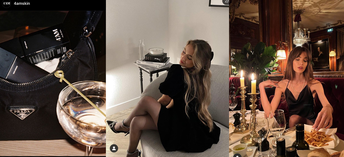 Night luxe' aesthetic: Instagram and TikTok's post-wellness vibe shift