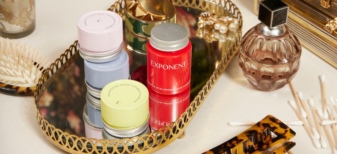 skin care brand Exponent