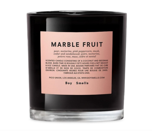 Marble Fruit Candle