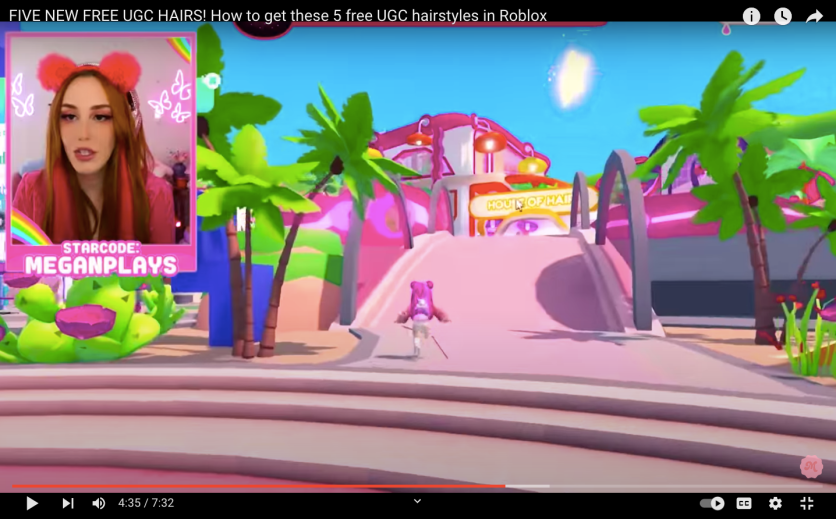 Pink Natural Gamer — ROBLOX screenshot
