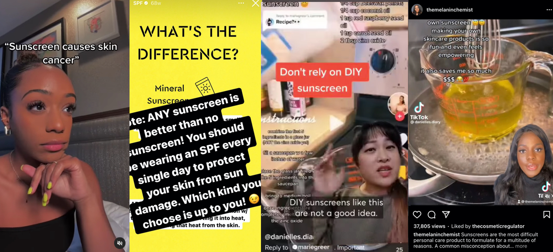 How sunscreen became a hot-button topic on TikTok and Instagram