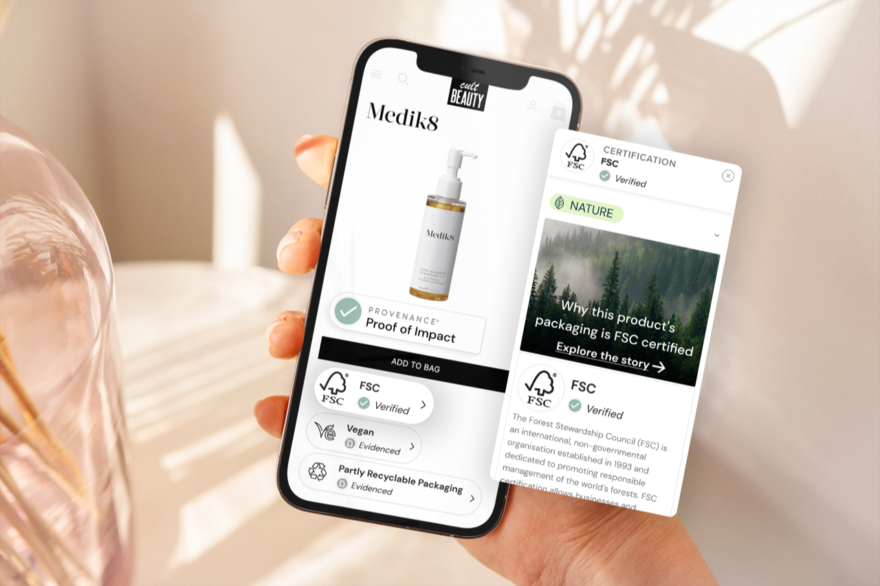 Cult Beauty and Weleda are using tech platforms to solidify sustainability claims