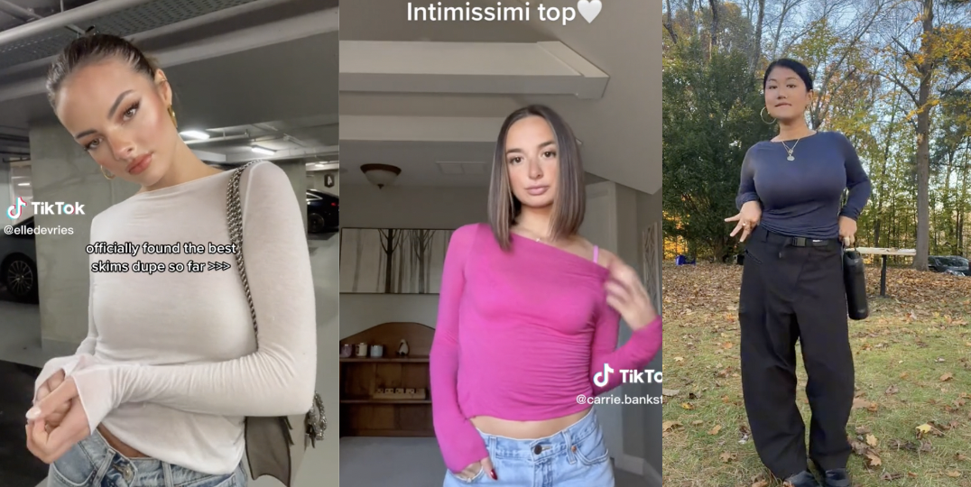 This 'Skims dupe' top is going viral on TikTok — here's where you can buy  it - Glossy