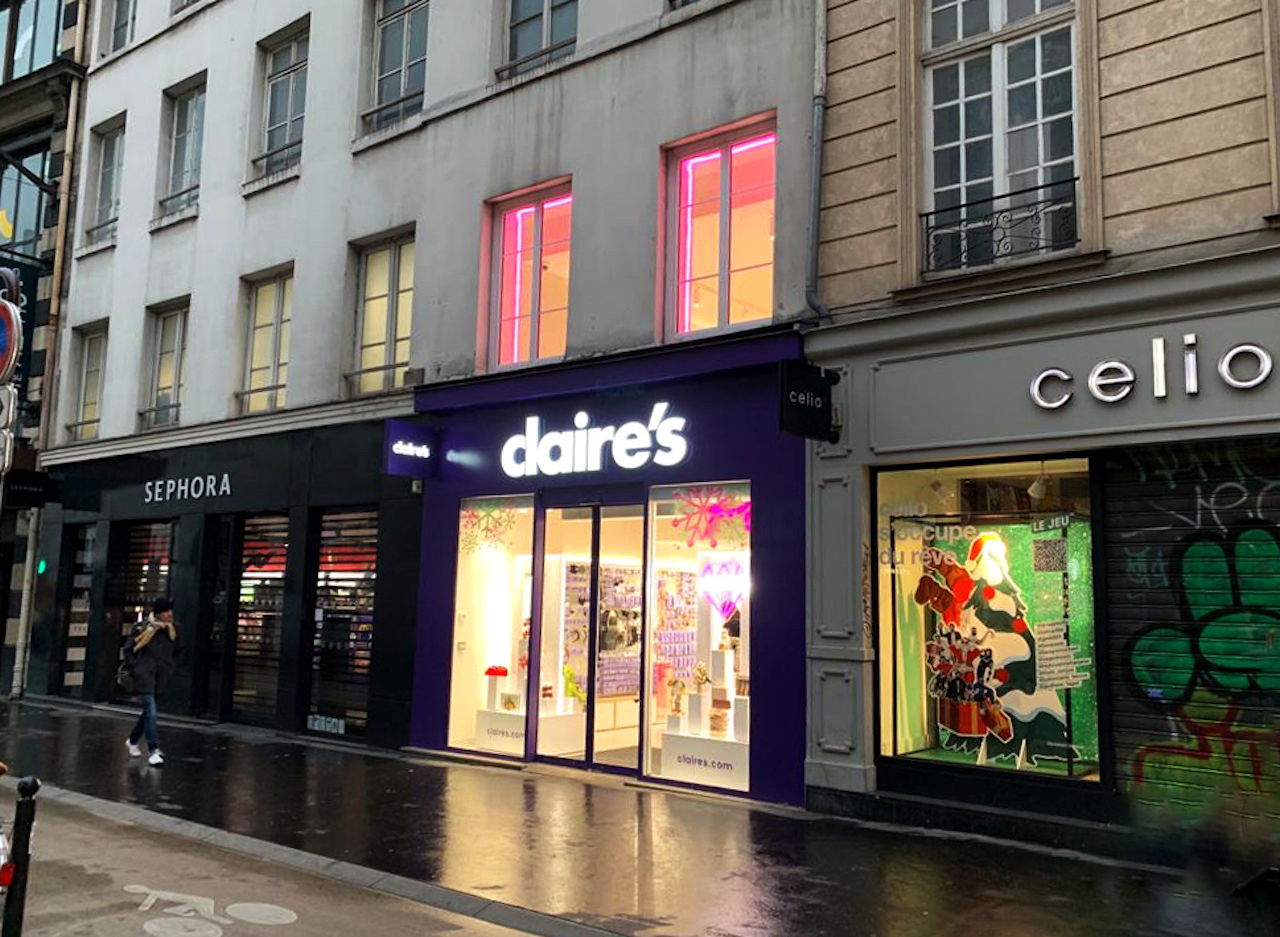 Claire’s opens high-end Paris store during fashion week