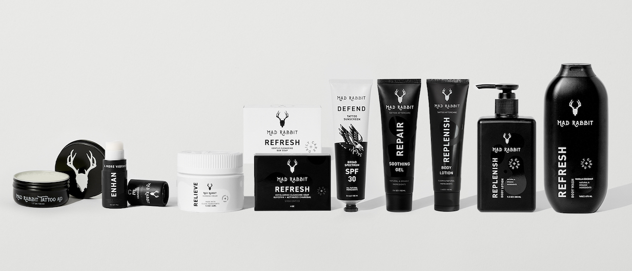 Mad Rabbit after-care tattoo brand inks $10 million in new funding