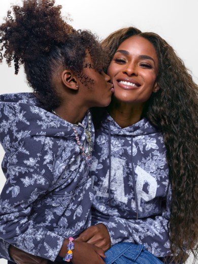 Gap and LoveShackFancy's new collab features Ciara in cottagecore  sweatshirts - Glossy
