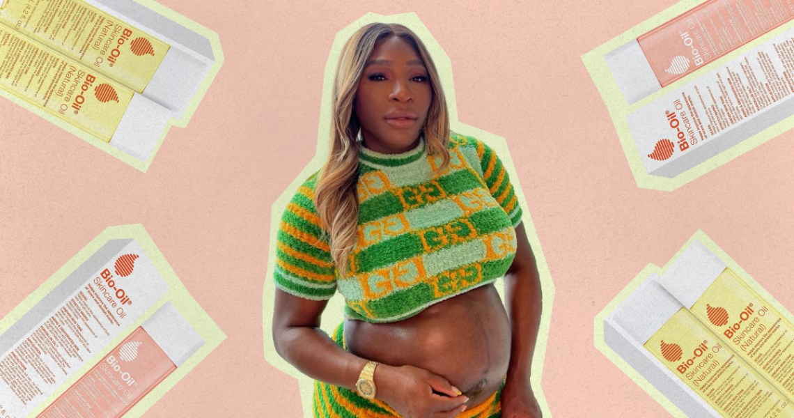 Serena Williams Used Bio-Oil Body Oil for Pregnancy Stretch Marks