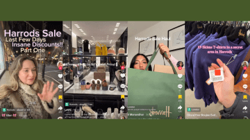 How Harrods’ sale went public on TikTok and what it means for luxury brands