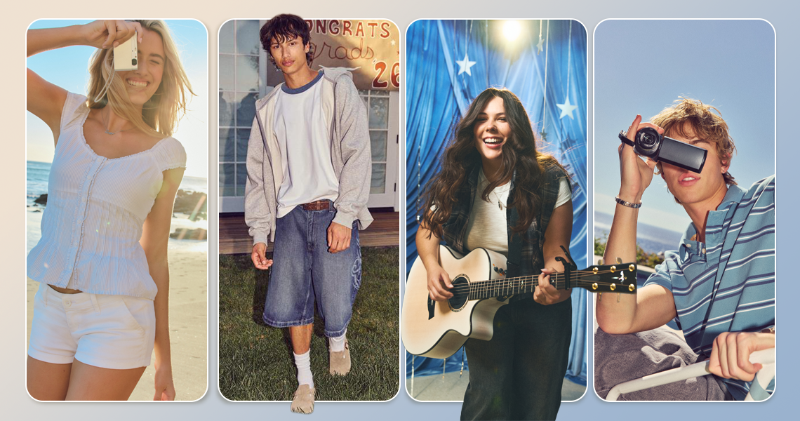 Hollister leans into nostalgia with new graduation campaign  — and music video — featuring Gen-Z singer Gigi Perez