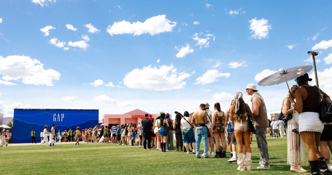 At Coachella, Gap’s Hoodie House drove over a million views, a 5,000% search spike and packed lines in its first weekend