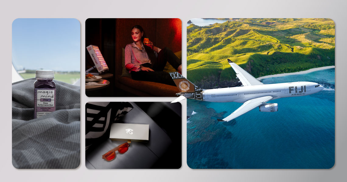 Wellness Briefing: Fiji Airways’ new in-flight wellness program brings wearables, red light and wellness shots to travel